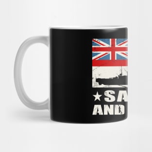 Sailor and Proud British Flag Design Mug